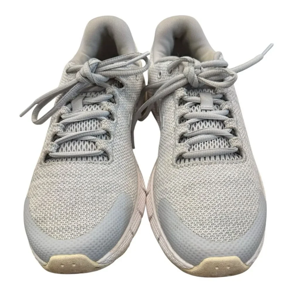 Under Armour Charged Rogue 2 Twist Grey White Running Shoes Sneakers 8